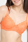 Rosaline Padded Wired Medium Coverage Lace Bra - Bird Of Paradise — thumbnail 4